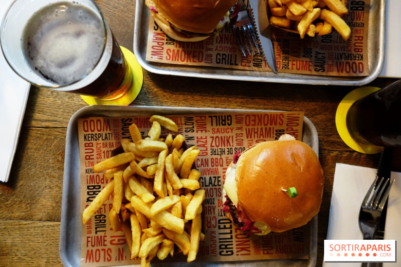 Burger et bière d'hiver chez FrogPubs