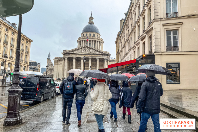 visuel Paris visuel  - pluie - parapluie