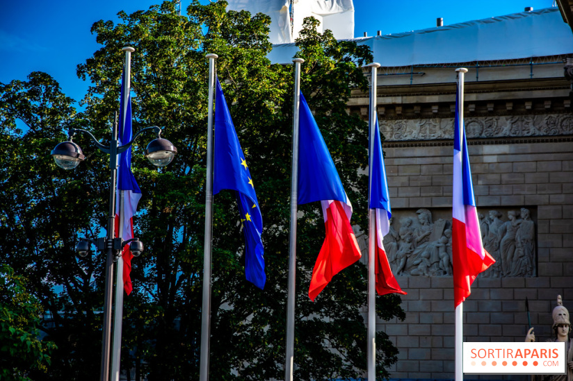 Visuel Paris drapeaux