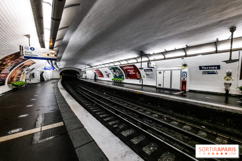 Visuel Paris métro vide confinement