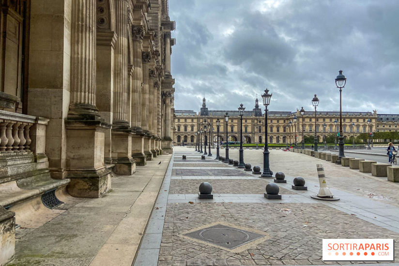 Visuel Paris vide confinement Louvre