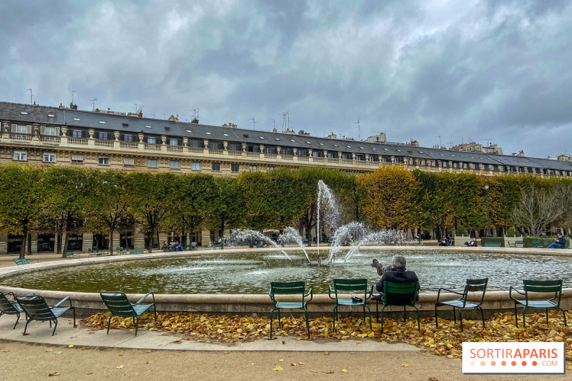 Visuel Paris vide confinement Palais Royal