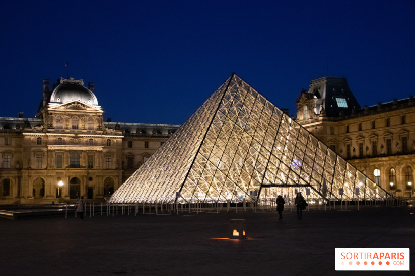 Visuel Paris Louvre nuit