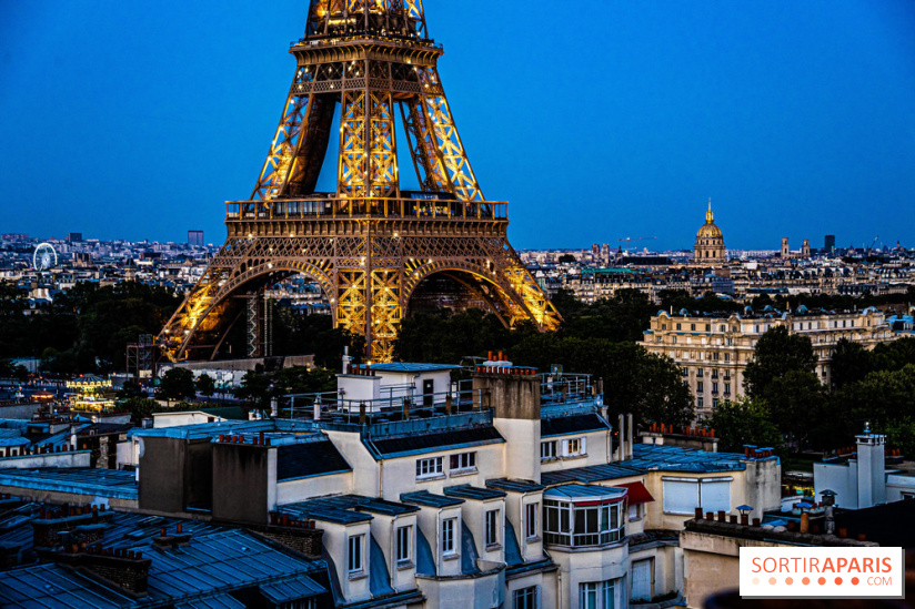 Visuel ParisTour Eiffel soir nuit