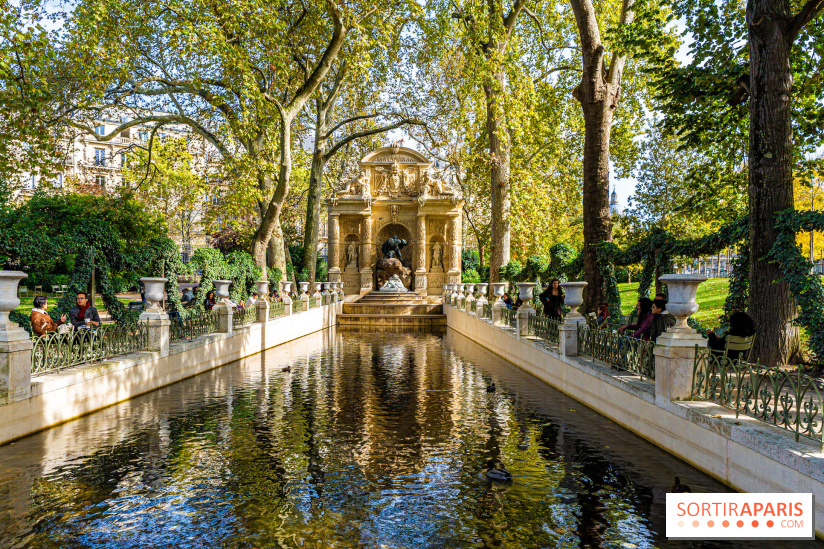 visuel Paris visuel  -  jardin du Luxembourg - automne - fontaine médicis