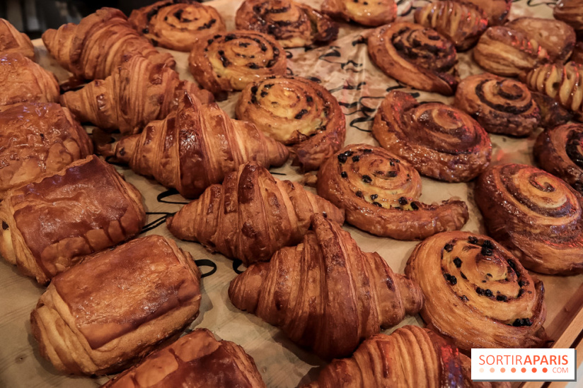 The French Bastards, la boulangerie-pâtisserie d'Oberkampf - croissant - pain au chocolat