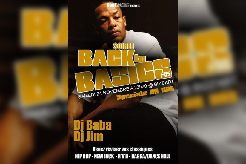Soirée Back to Basics spéciale Dr Dre