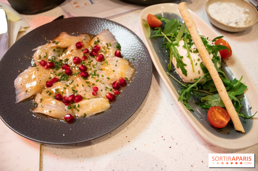 Halle Quatre : ceviche de bar et burrata