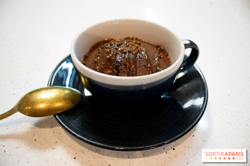 Halle Quatre : mi-cuit au chocolat caramel berre salé