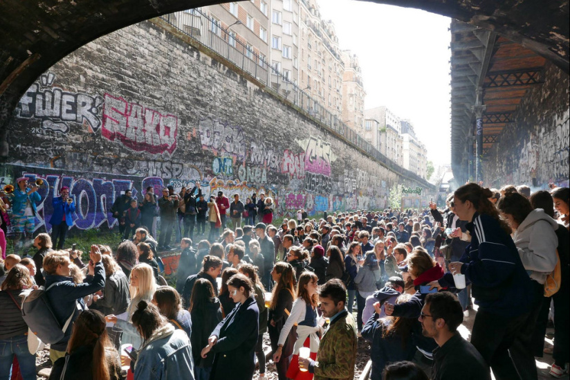 Le Hasard Ludique ouvre ses 2000m2 de Petite Ceinture pendant deux mois