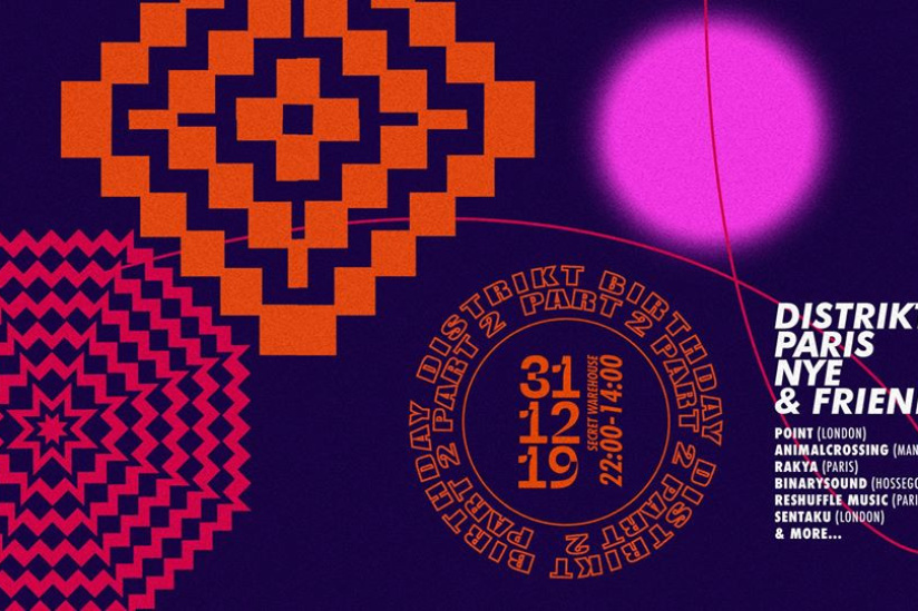 Nouvel an avec Distrikt Paris 4 years dans une Warehouse