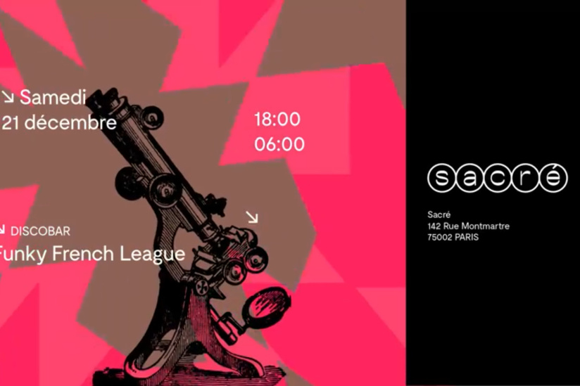Club Sacré invite Linkwood All night long + Funky French League