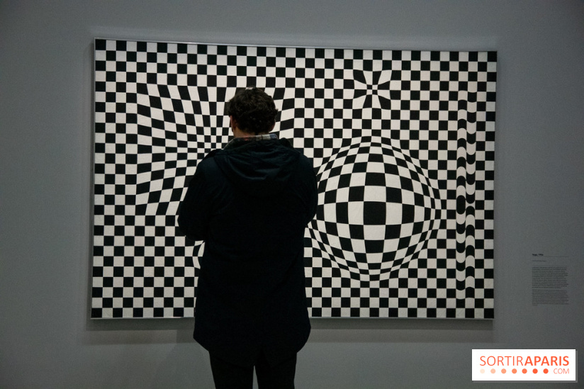 Exposition Vasarely Centre Pompidou, nos photos