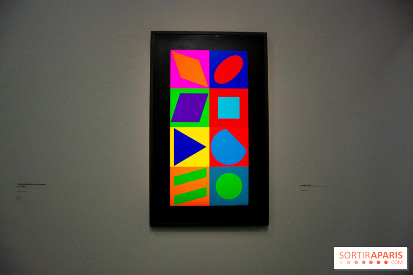 Exposition Vasarely Centre Pompidou, nos photos