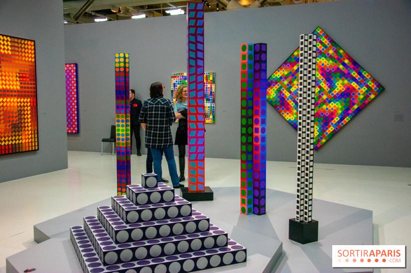 Exposition Vasarely Centre Pompidou, nos photos