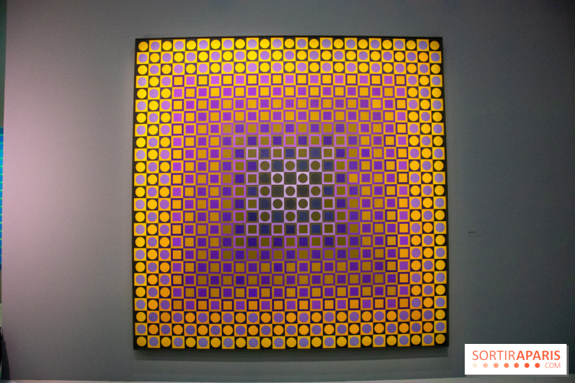 Exposition Vasarely Centre Pompidou, nos photos