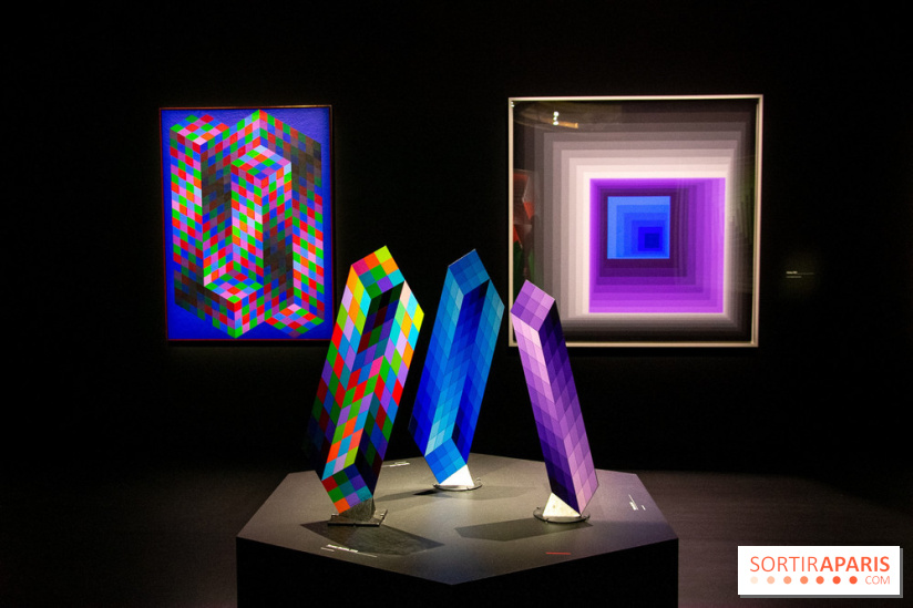 Exposition Vasarely Centre Pompidou, nos photos
