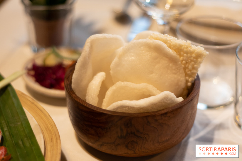 Djakarta-Bali : krupuk (chips indonésiennes aux crevettes)