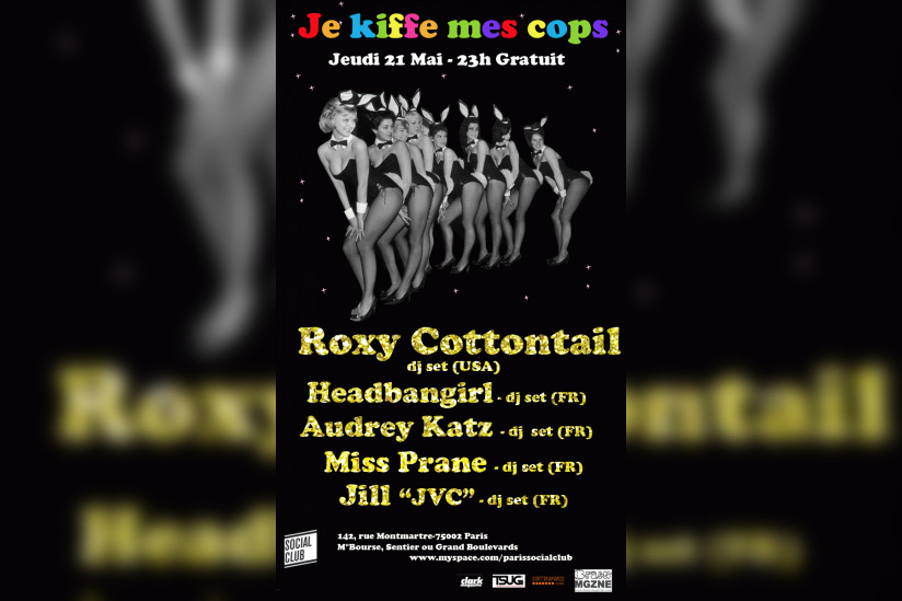 Je kiffe mes cops, Paris, Social Club, Headbanggirl
