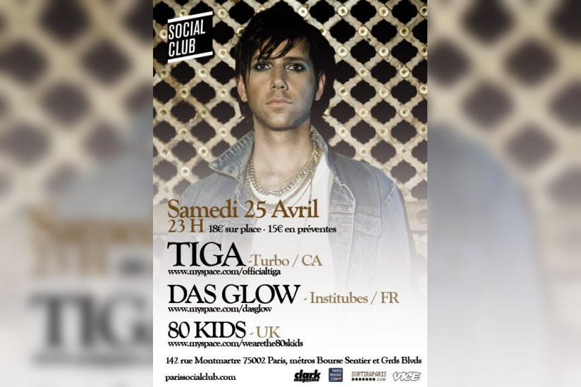 Social Club, Tiga, Soirée, Electro