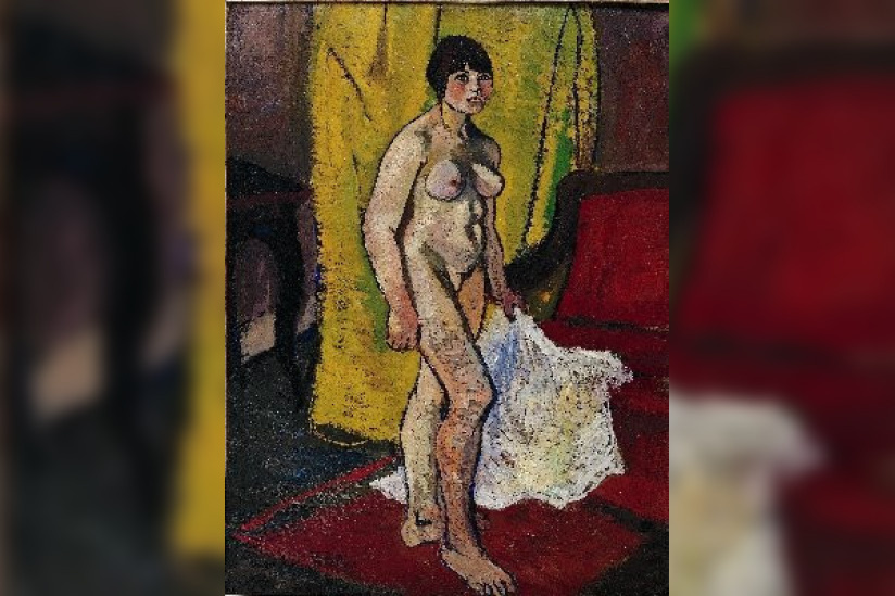 Suzanne Valadon, La draperie blanche, Peinture, Exposition, Pinacothèque