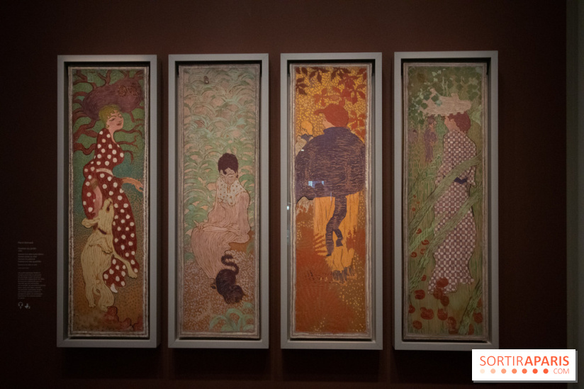 Femmes au jardin, Pierre Bonnard, 1891 - Les nabis et le Décor au Musée du Luxembourg