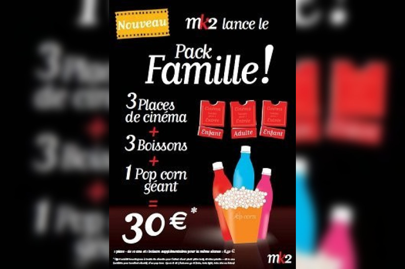 Pack Famille, MK2, Cinéma, Paris, Enfants