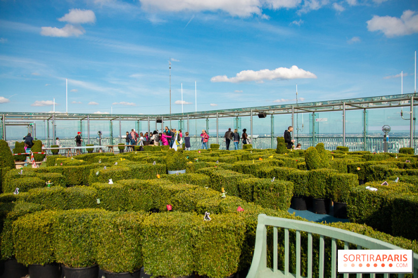 Chasse aux oeufs de Pâques sur le rooftop de la Tour Montparnasse : nos photos
