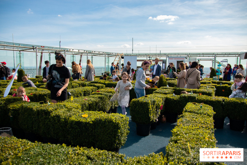 Chasse aux oeufs de Pâques sur le rooftop de la Tour Montparnasse : nos photos