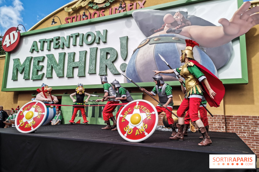 Inauguration Attention Menhirs ! et fête des 30 ans du Parc Astérix