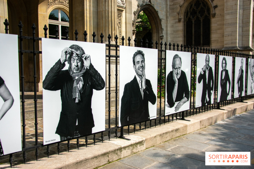 Expo Stéphane de Bourgies, Cinquante portraits de chefs, à la Mairie du 1er