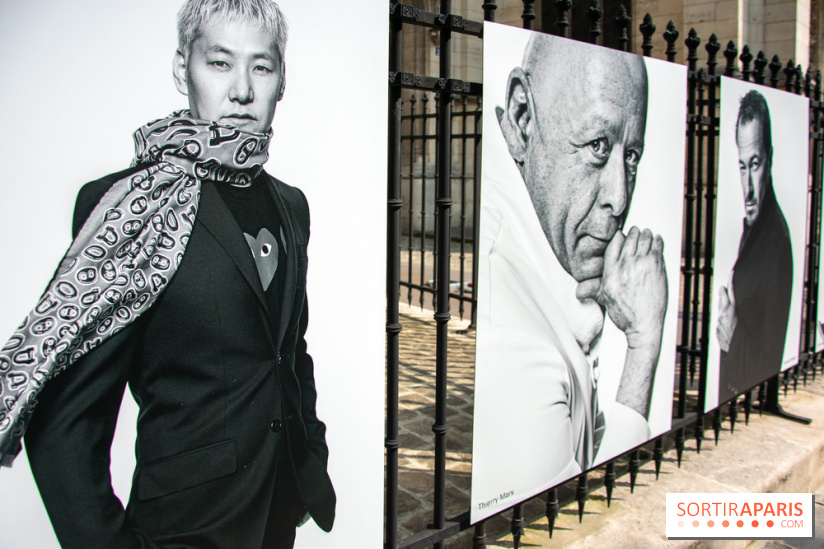 Expo Stéphane de Bourgies, Cinquante portraits de chefs, à la Mairie du 1er