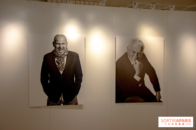 Expo Stéphane de Bourgies, Cinquante portraits de chefs, à la Mairie du 1er