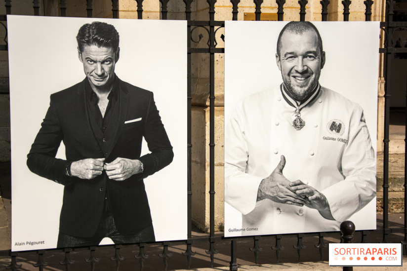 Expo Stéphane de Bourgies, Cinquante portraits de chefs, à la Mairie du 1er