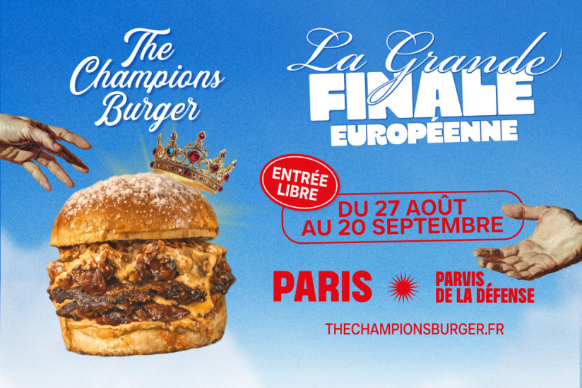 The Champions Burger : la finale du plus grand championnat européen de burgers à Paris La Défense