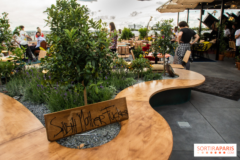 Créatures : le restaurant éphémère sur la terrasse des Galeries Lafayette, les photos