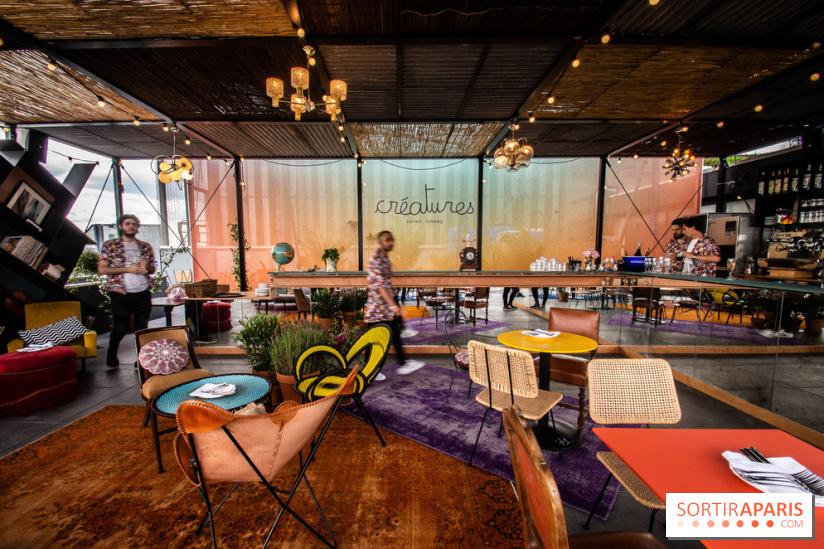 Créatures : le restaurant éphémère sur la terrasse des Galeries Lafayette, les photos