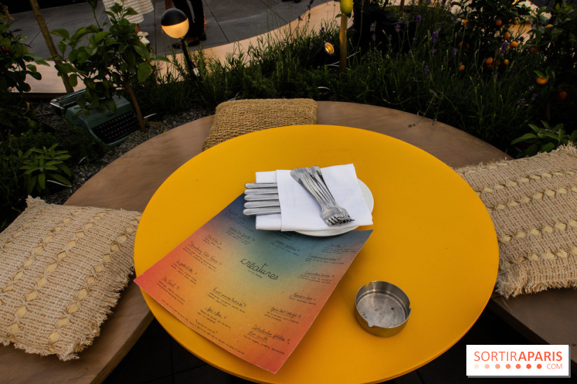 Créatures : le restaurant éphémère sur la terrasse des Galeries Lafayette, les photos