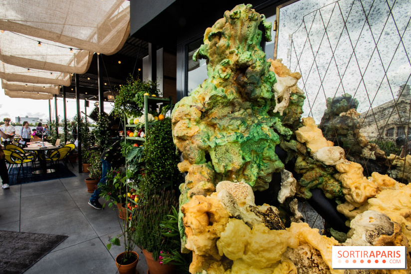 Créatures : le restaurant éphémère sur la terrasse des Galeries Lafayette, les photos