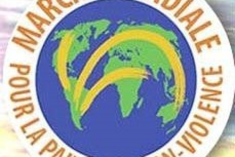 Marche Mondiale, Journée Internationale de la Non violence, Trocadéro, Torche, Marche