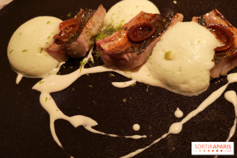 Restaurant Jacques Faussat - Maquereau au chalumeau, gelée pomme-estragon, raifort
