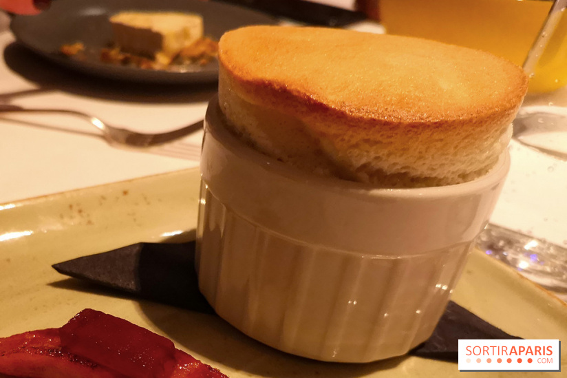 Restaurant Jacques Faussat - Le Soufflé banane, glace noix de coco