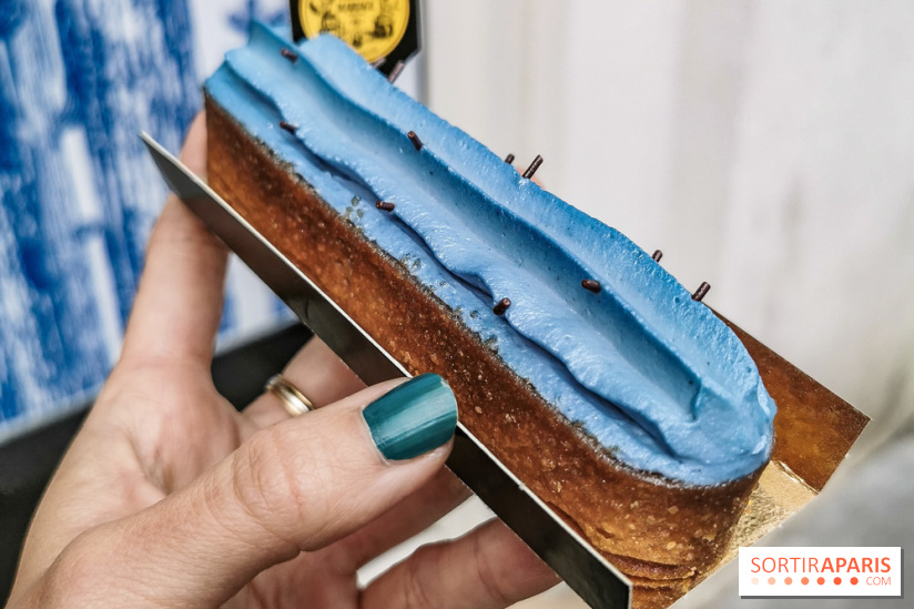 Thé glacé et éclair Cactus Bleu de Mariage Frères, les photos