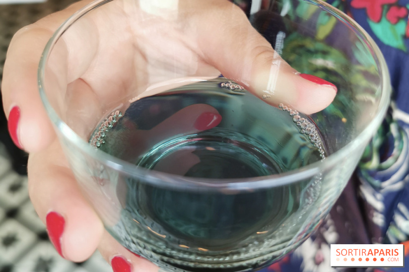 Thé glacé et éclair Cactus Bleu de Mariage Frères, les photos