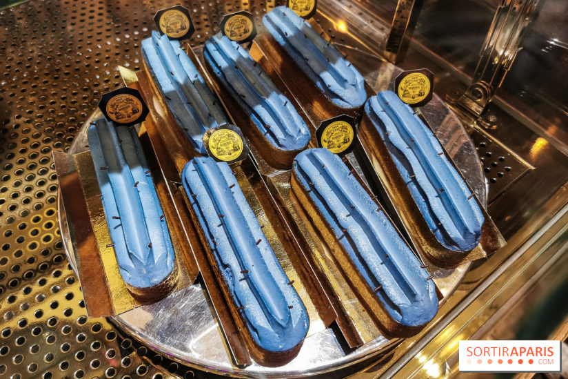 Thé glacé et éclair Cactus Bleu de Mariage Frères, les photos