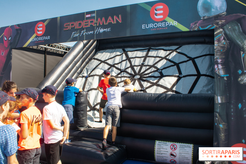 Les animations spider-man de la Tour Montparnasse