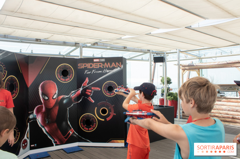 Les animations spider-man de la Tour Montparnasse