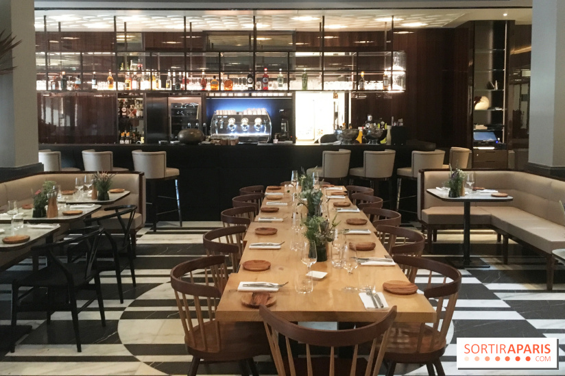 Intérieur de la Brasserie du Lutetia