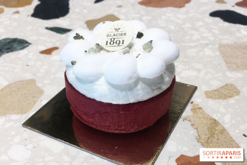 Fleur de meringue framboise