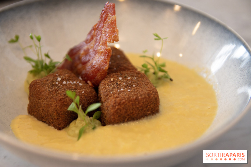 Le Faham : Velouté et cromesquis de maïs